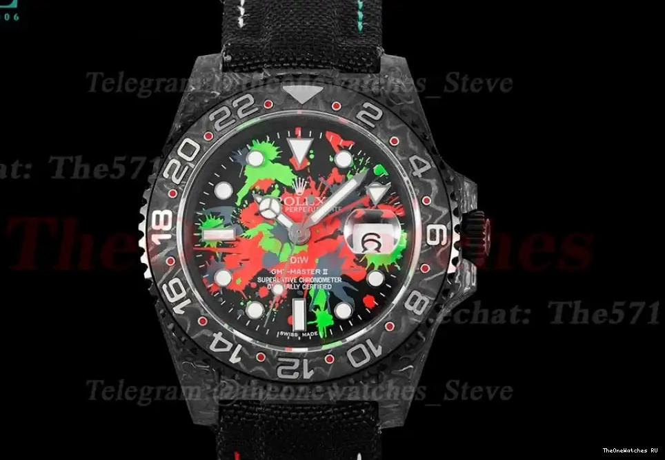 GMT FC DIWF Motley Num A3285 Master 40mm NY DIW Dot II 0503